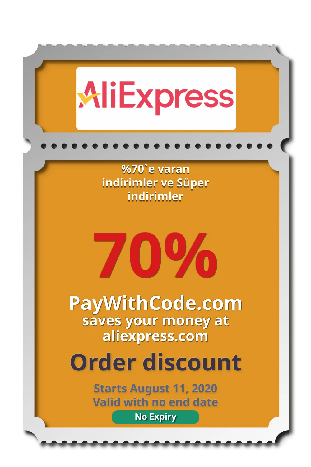 %70`e varan indirimler ve Süper indirimler at AliExpress