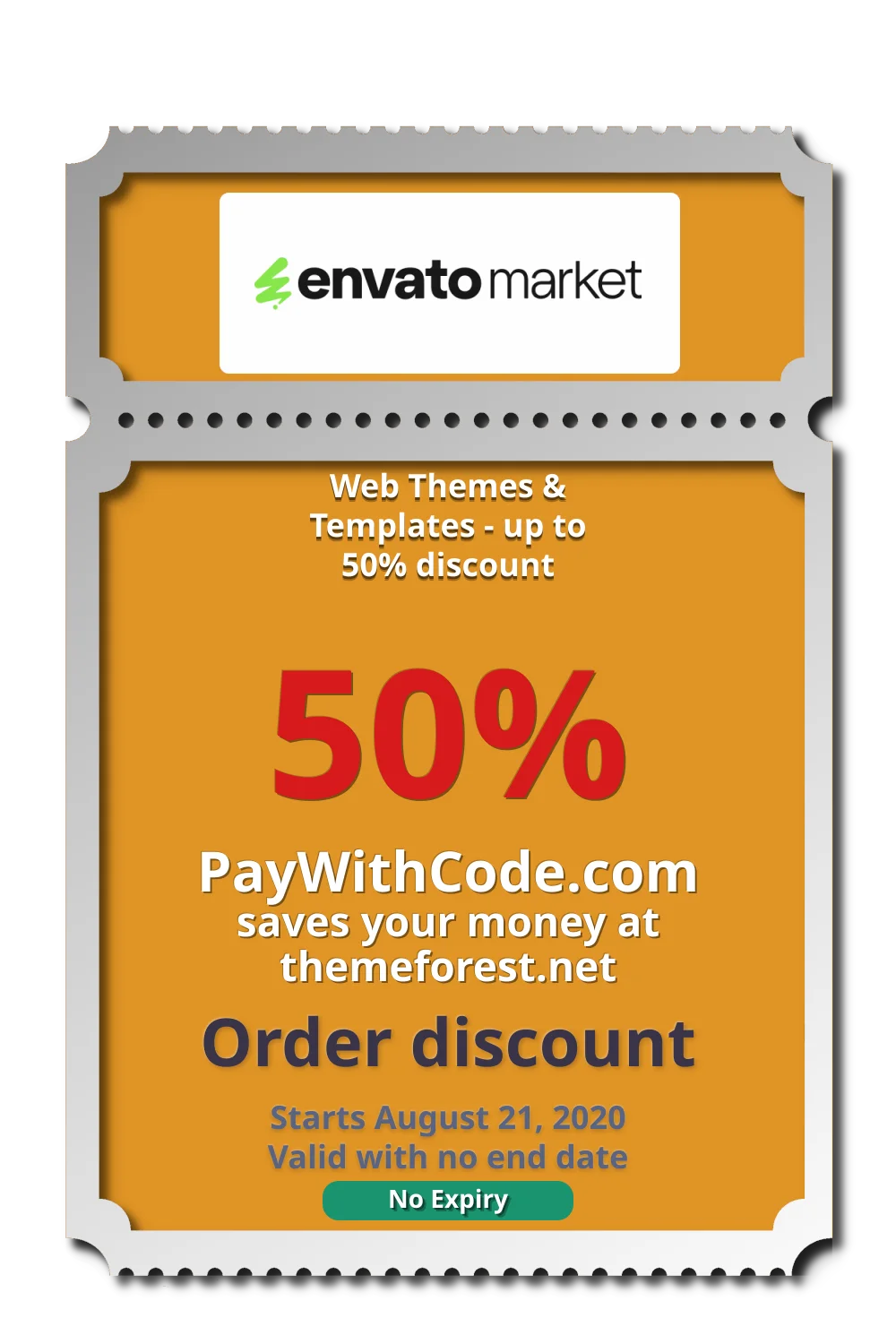 Web Themes & Templates - up to 50% discount at Envato Market