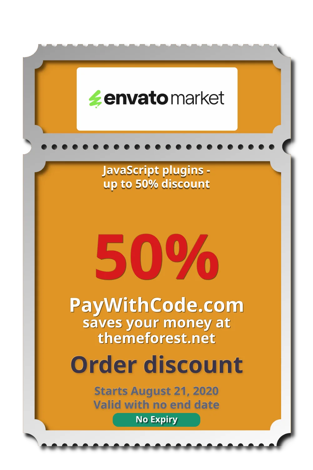 JavaScript plugins - up to 50% discount at Envato Market