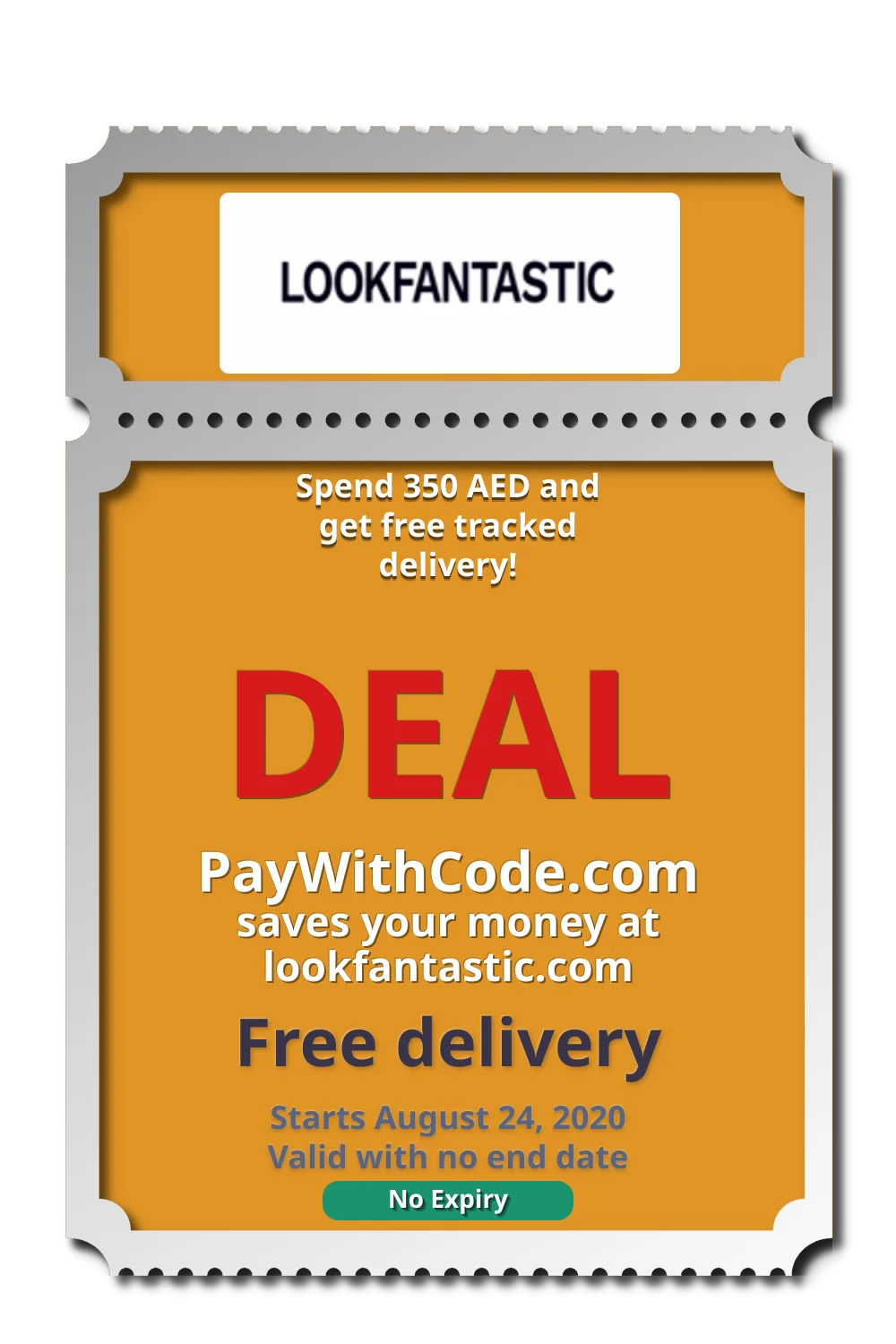 Spend 350 AED and get free tracked delivery! at Lookfantastic