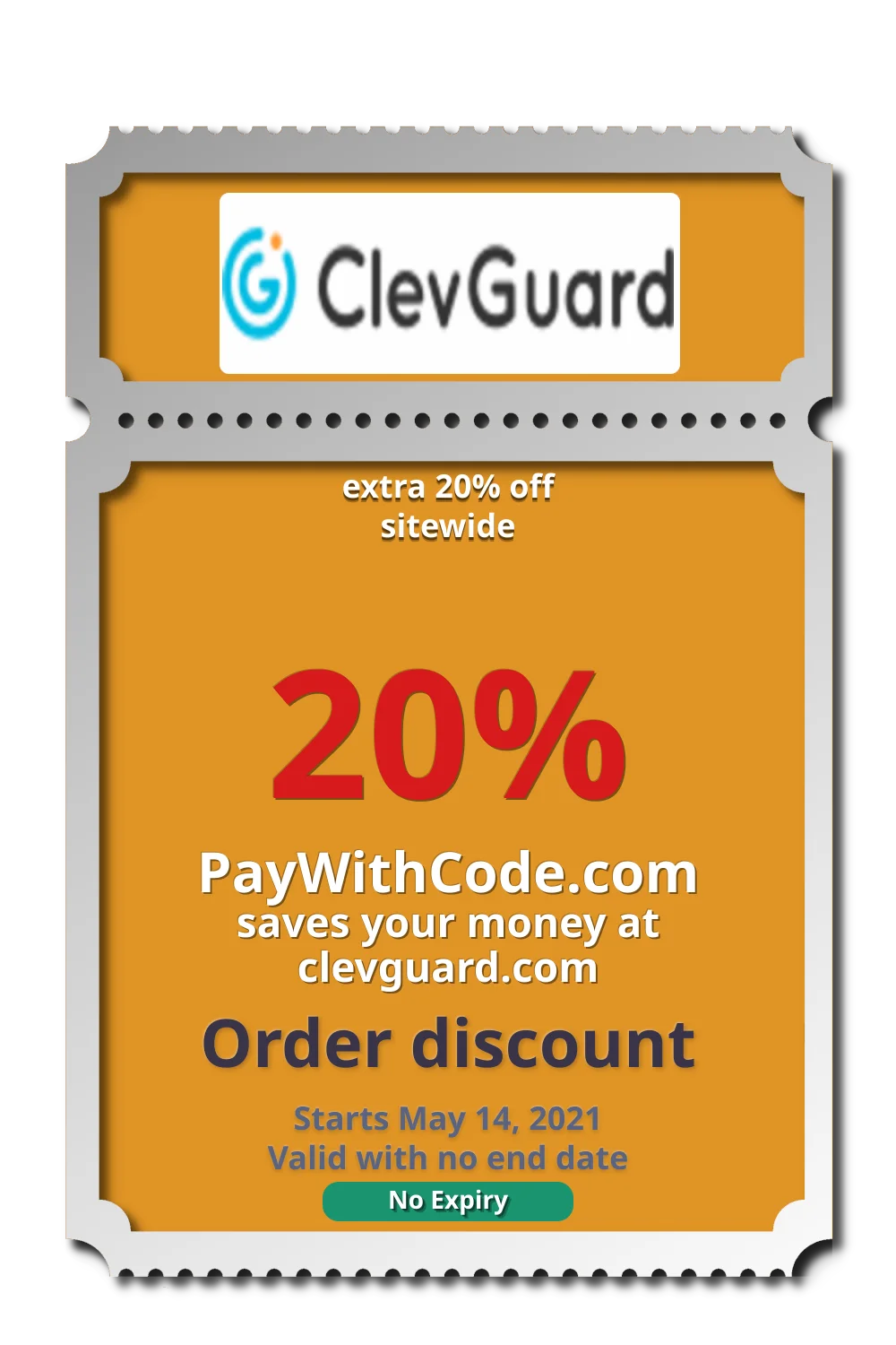 extra 20% off sitewide at Clevguard