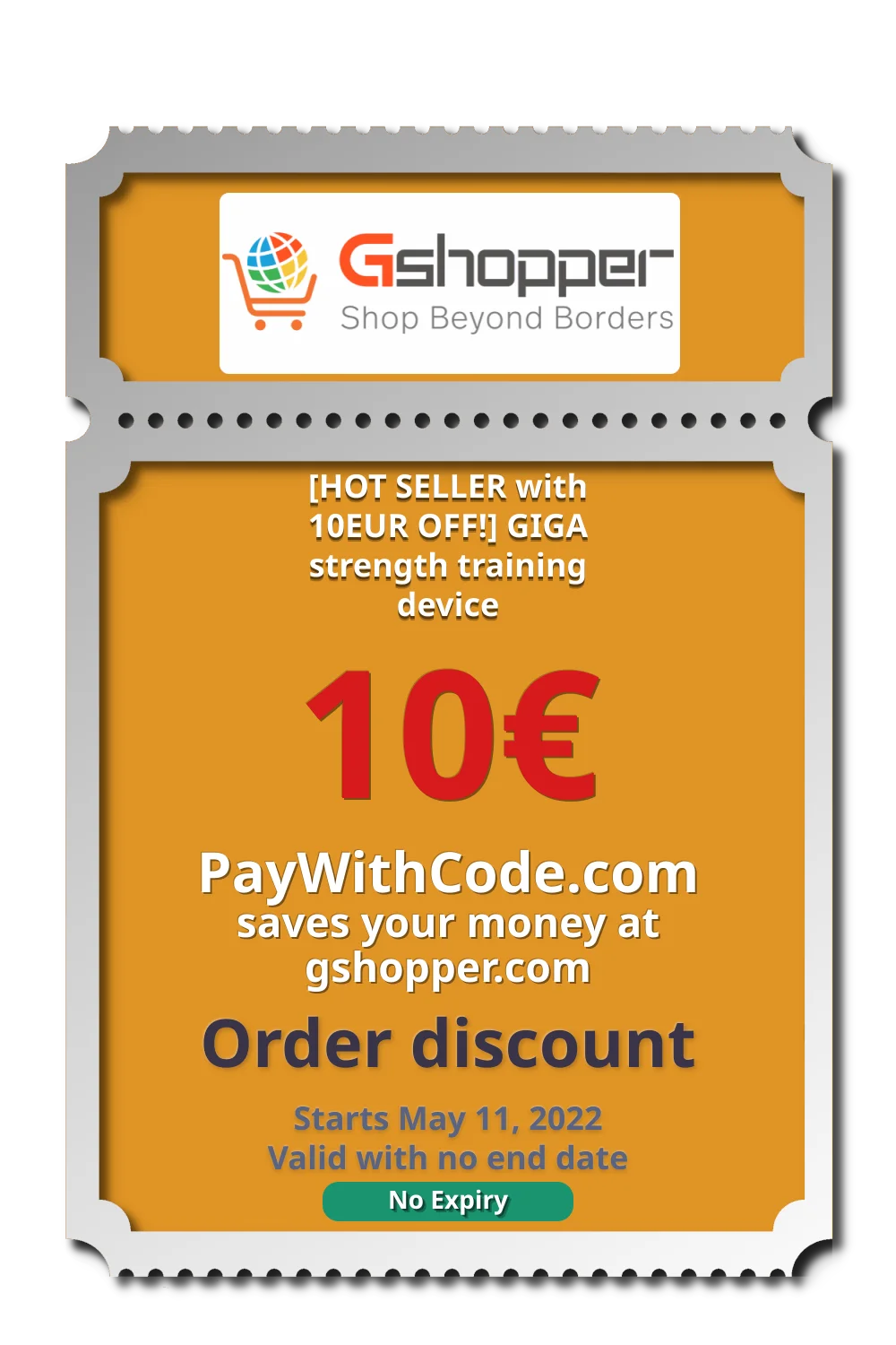 [HOT SELLER with 10EUR OFF!] GIGA strength training device at Gshopper