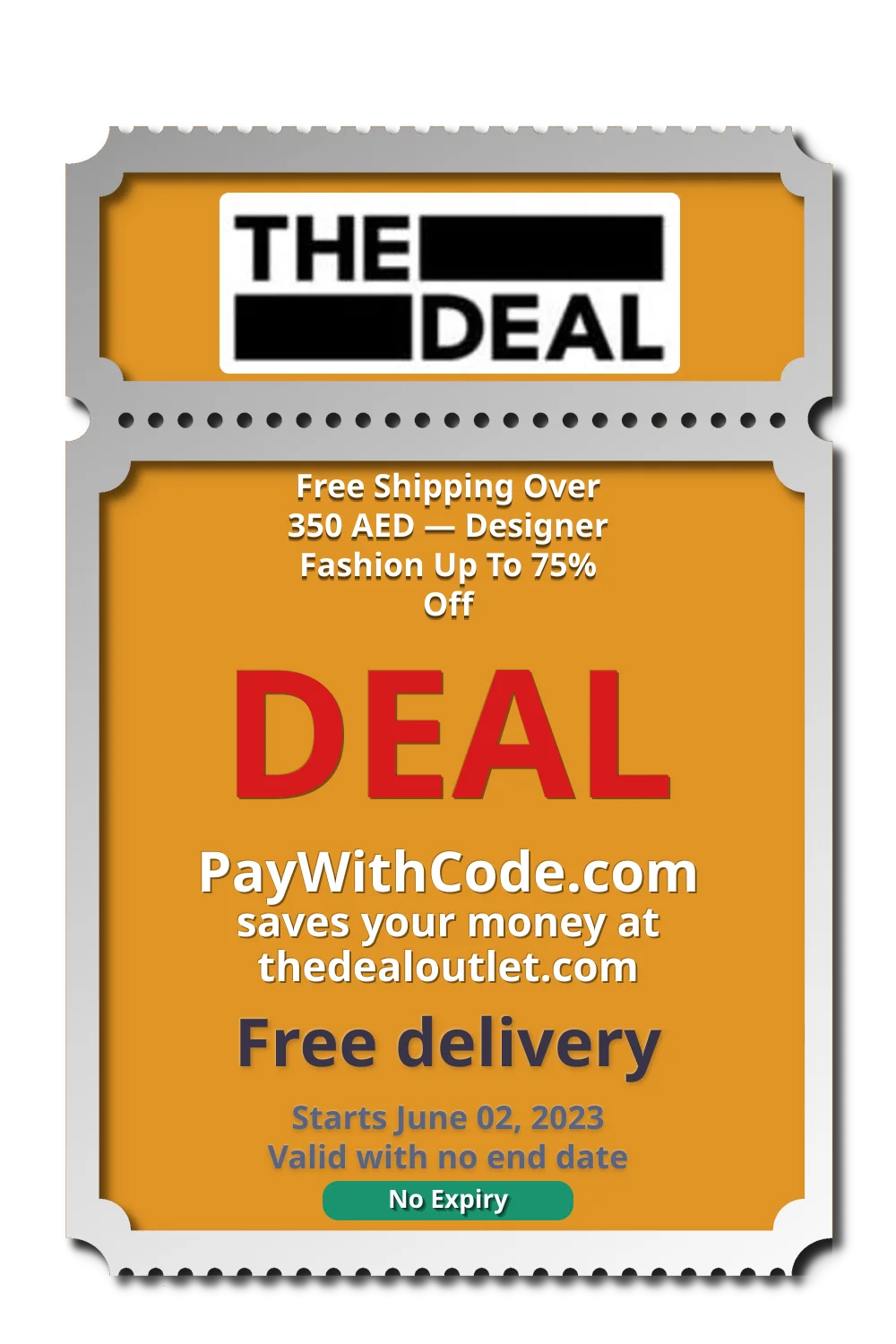 Free Shipping Over 350 AED — Designer Fashion Up To 75% Off at The Deal Outlet
