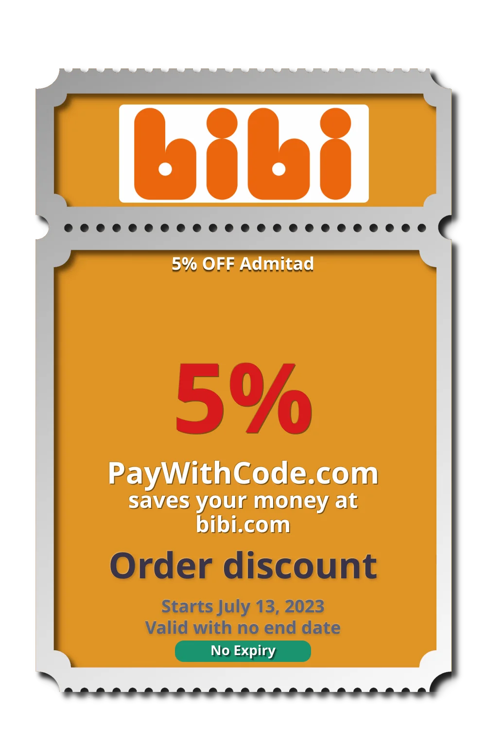 5% OFF Admitad at Bibi Calçados