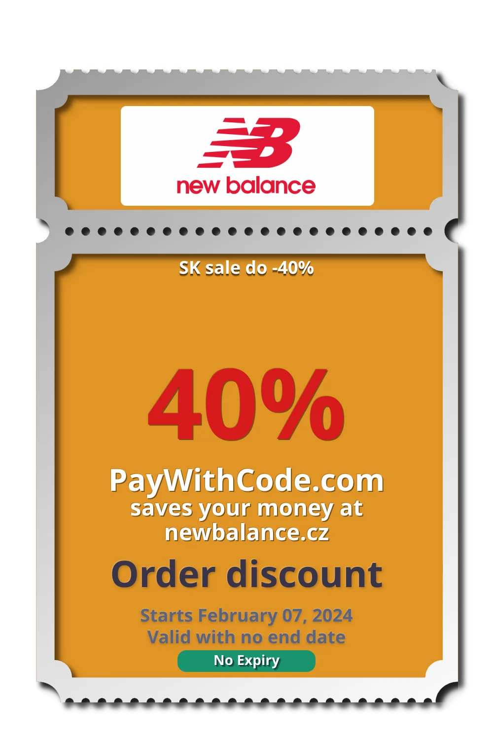 SK sale do -40% at Newbalance