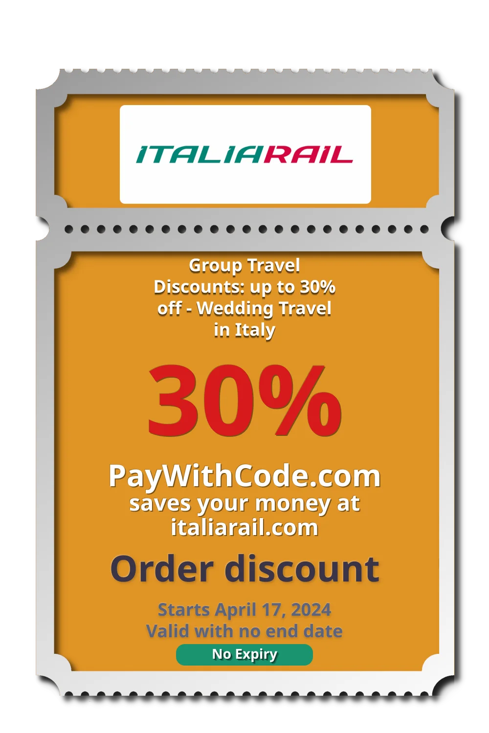 Group Travel Discounts: up to 30% off - Wedding Travel in Italy at Italiarail