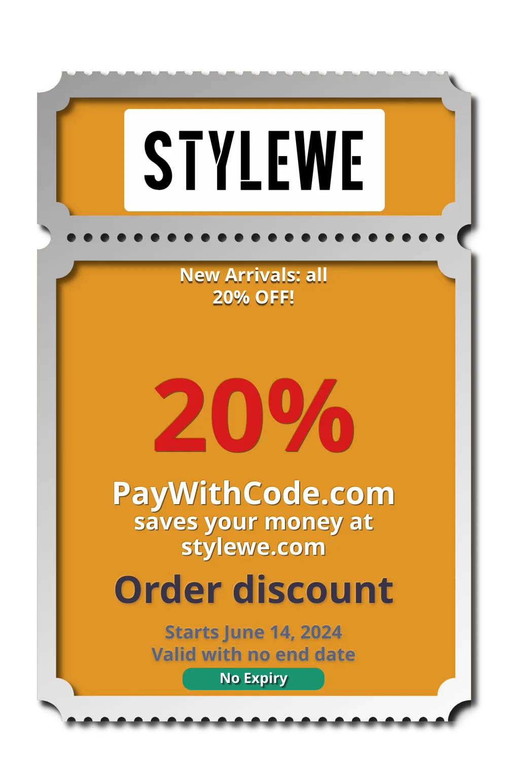New Arrivals: all 20% OFF! at Stylewe