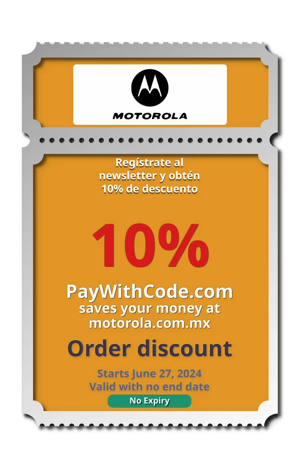 Regístrate al newsletter y obtén 10% de descuento at Motorola