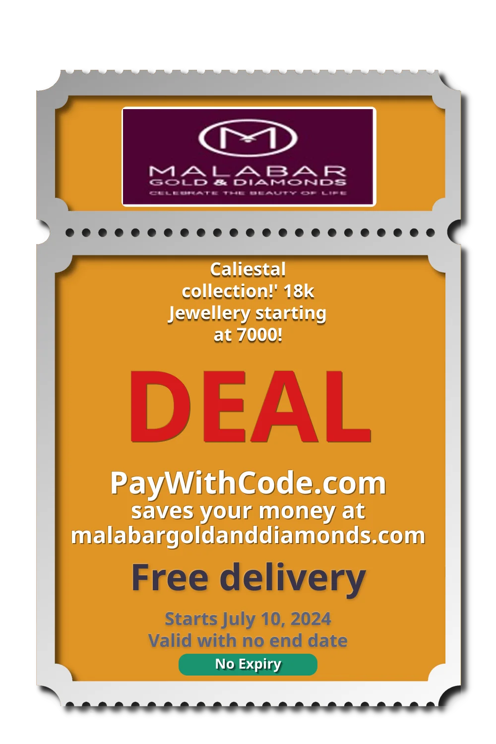 Caliestal collection!' 18k Jewellery starting at 7000! at Malabar