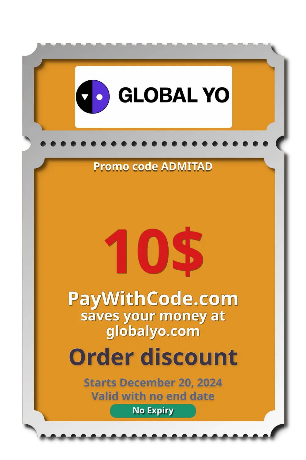 Promo code ADMITAD at YO