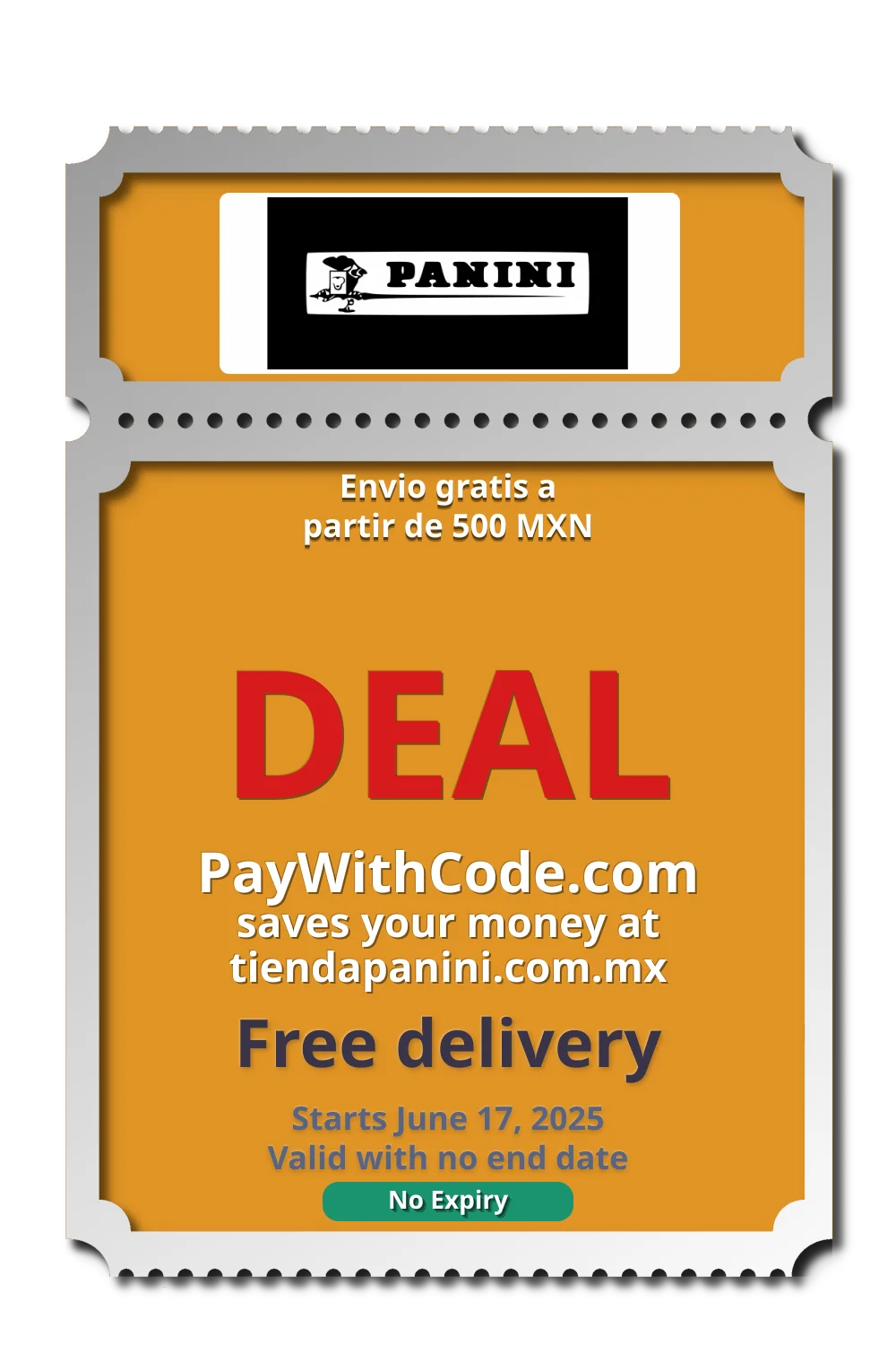 Envio gratis a partir de 500 MXN at Tienda Panini