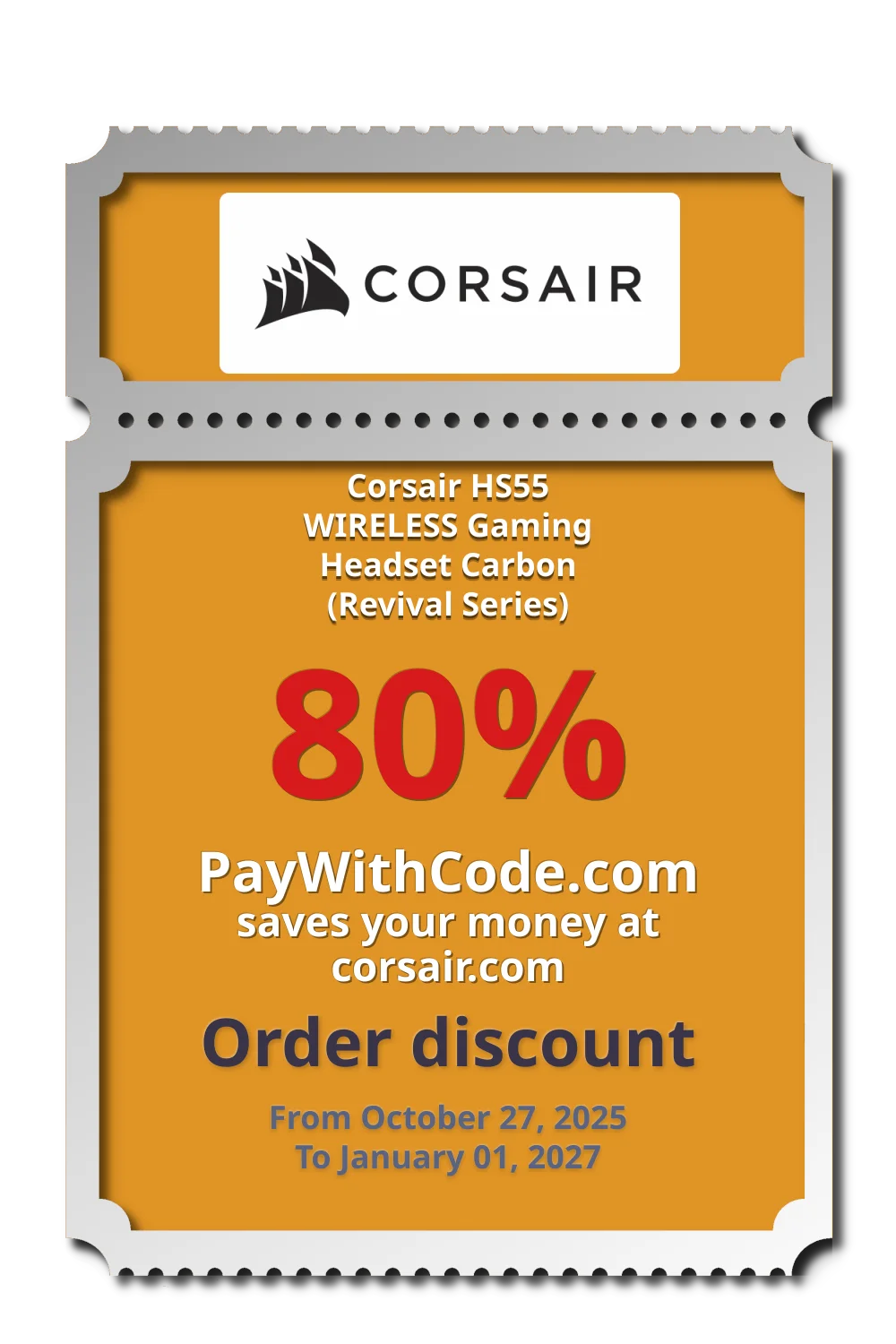 Corsair HS55 WIRELESS Gaming Headset Carbon (Revival Series) at Corsair