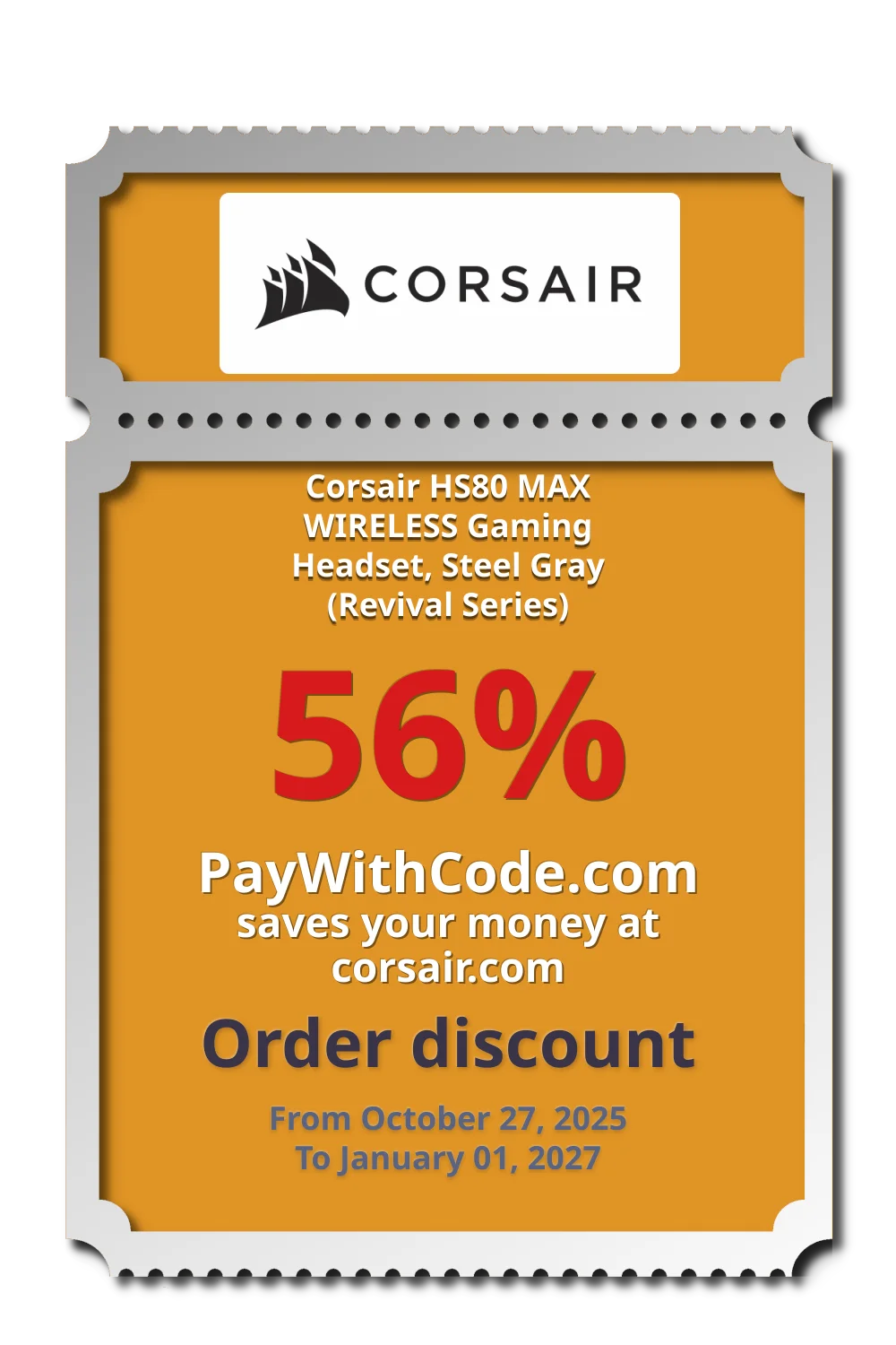 Corsair HS80 MAX WIRELESS Gaming Headset, Steel Gray (Revival Series) at Corsair