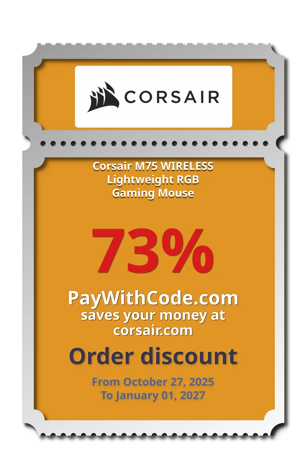 Corsair M75 WIRELESS Lightweight RGB Gaming Mouse at Corsair