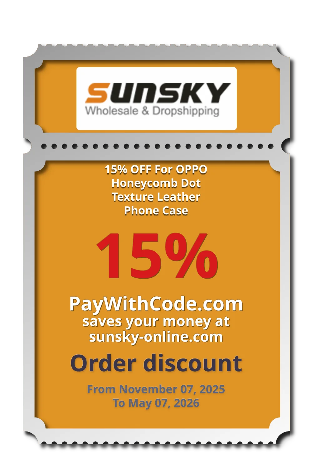 15% OFF For OPPO Honeycomb Dot Texture Leather Phone Case at Sunsky online