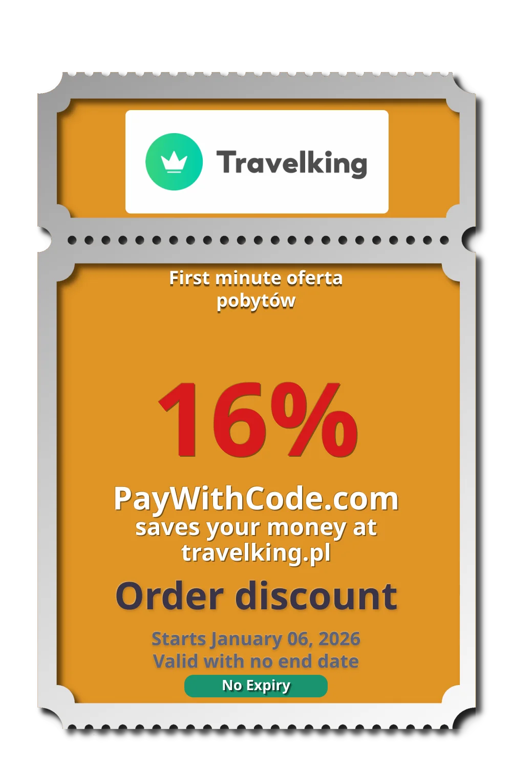 First minute oferta pobytów at Travelking