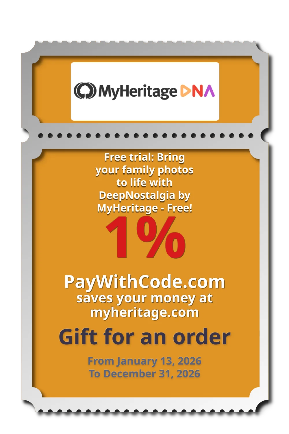 Free trial: Bring your family photos to life with DeepNostalgia by MyHeritage - Free! at MyHeritage DNA
