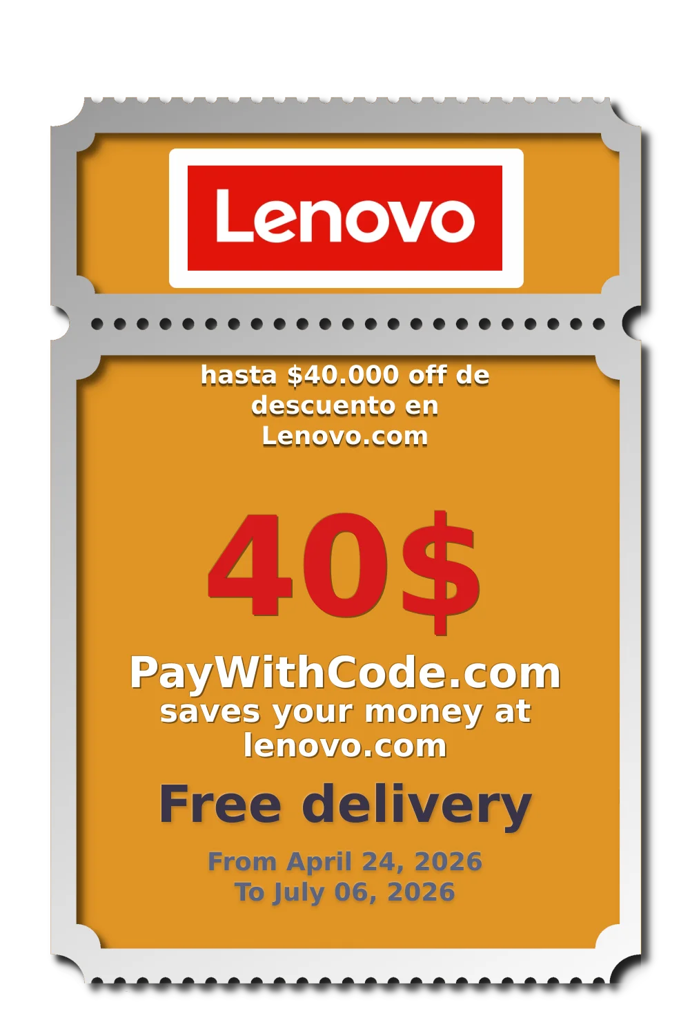 hasta $40.000 off de descuento en Lenovo.com at Lenovo