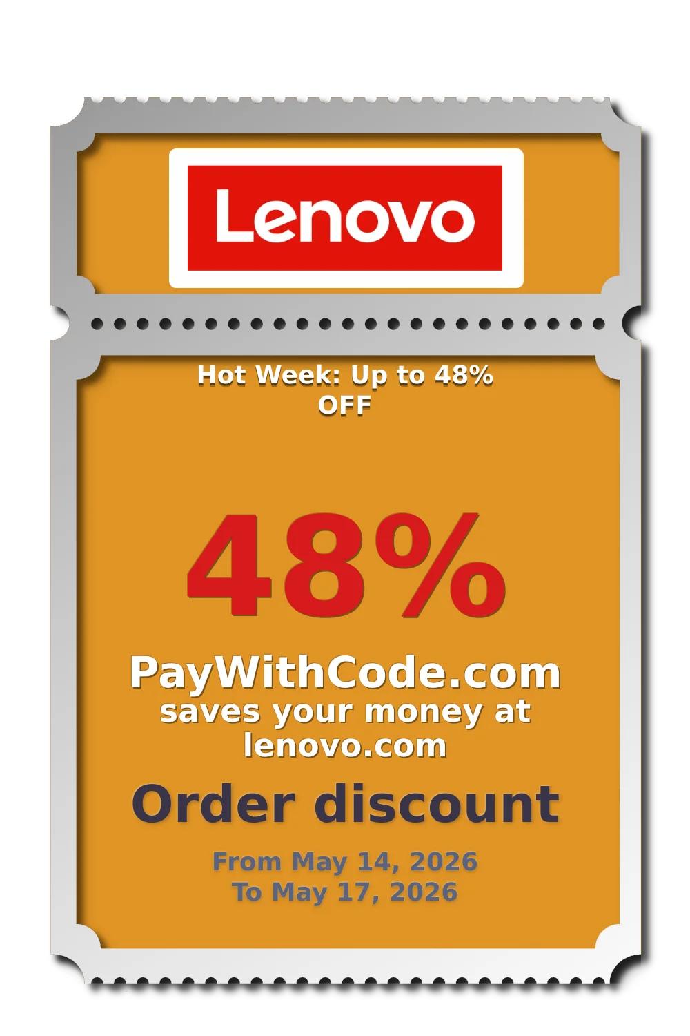 Hot Week: Up to 48% OFF at Lenovo
