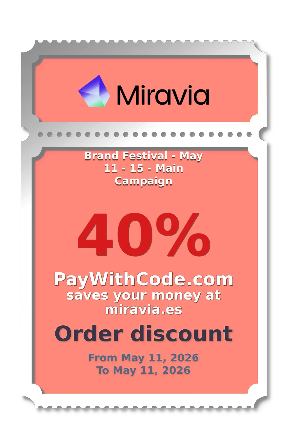 Brand Festival - May 11 - 15 - Main Campaign at Miravia