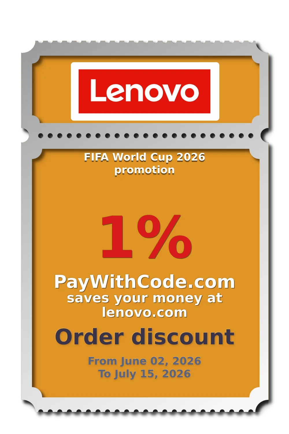 FIFA World Cup 2026 promotion at Lenovo