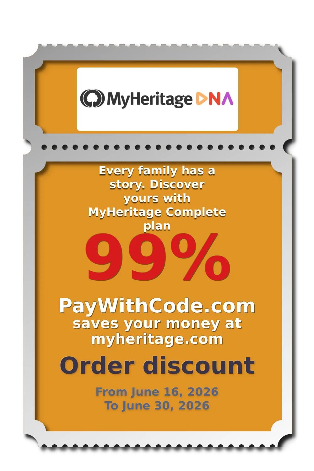 Every family has a story. Discover yours with MyHeritage Complete plan at MyHeritage DNA