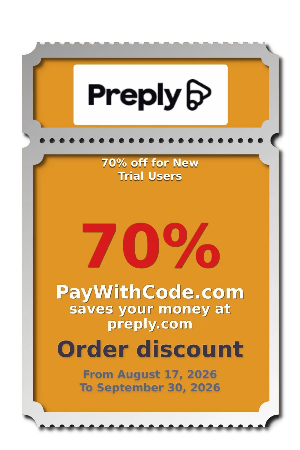 70% off for New Trial Users at Preply
