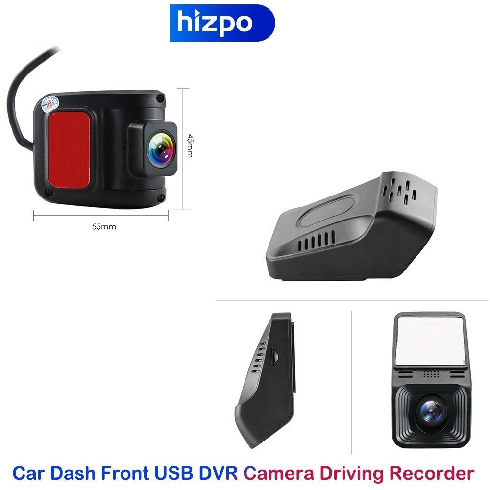 Автомобильный монитор USB Автомобильный цифровой видеорегистратор с фронтальной USB-Камерой CMOS HD для системы Android Автомобильные DVD-плееры